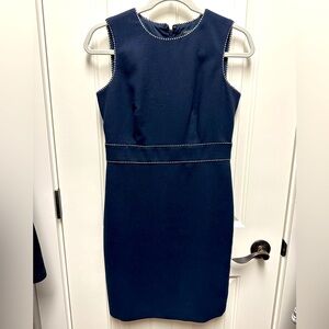 Ann Taylor Navy Sheath Dress